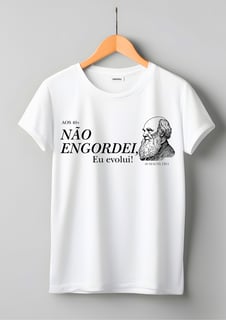 Não Engordei - Camiseta Baby Long Quality