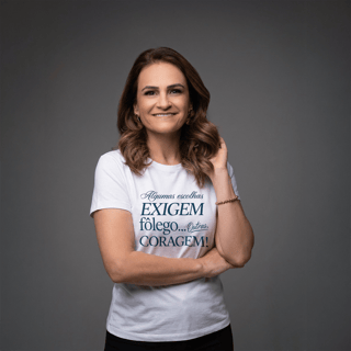 Nome do produto Babylook Empreendedora Feminina | Escolhas Exigem Coragem – Rede Prosperidade Plena
