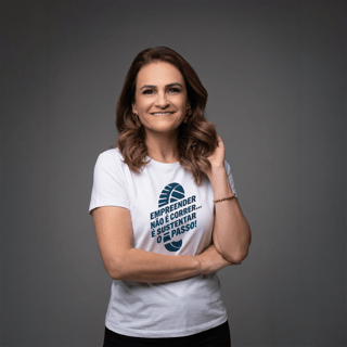 Nome do produto Babylook Empreendedora Feminina | Empreender Não é Correr, é Sustentar o Passo – Rede Prosperidade Plena