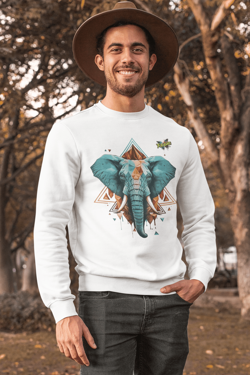 Nome do produto: Elefante 01 Moletom sem capuz