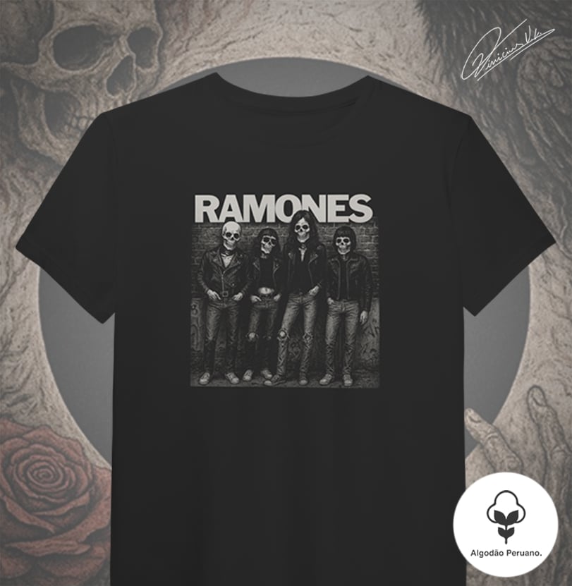 Nome do produto: Ramones Skulls – Punk Até os Ossos