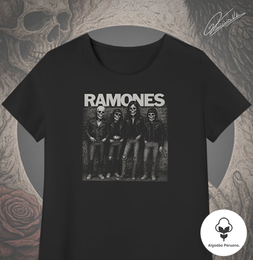 Nome do produto: Ramones Skulls – Punk Até os Ossos