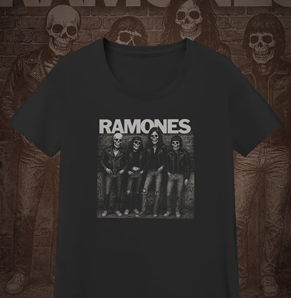 Ramones Skulls – Punk Até os Ossos