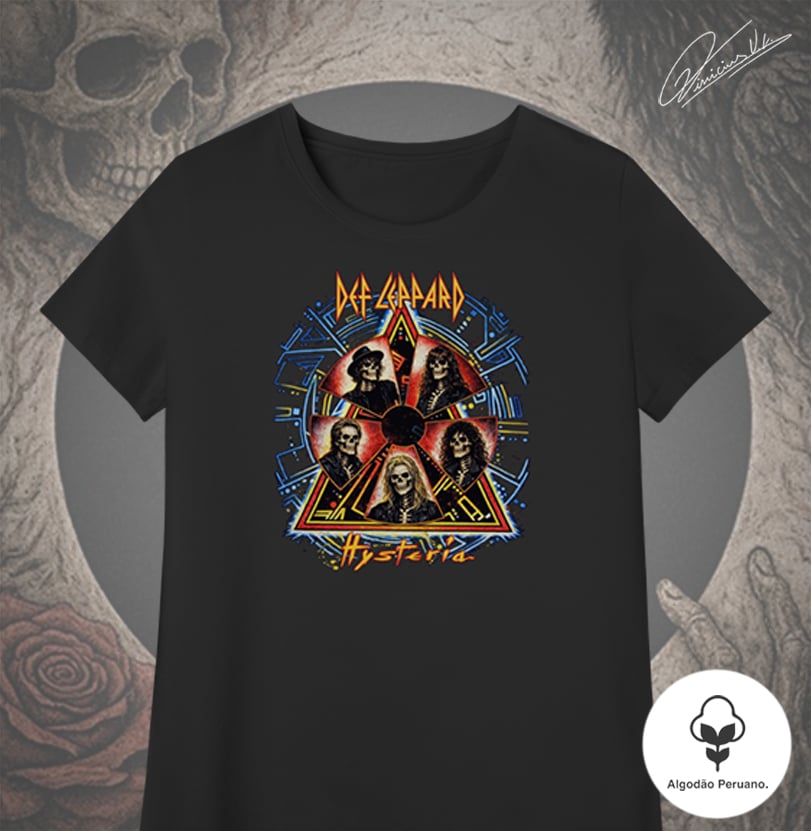 Nome do produto: Hysteria Hard Rock Skulls