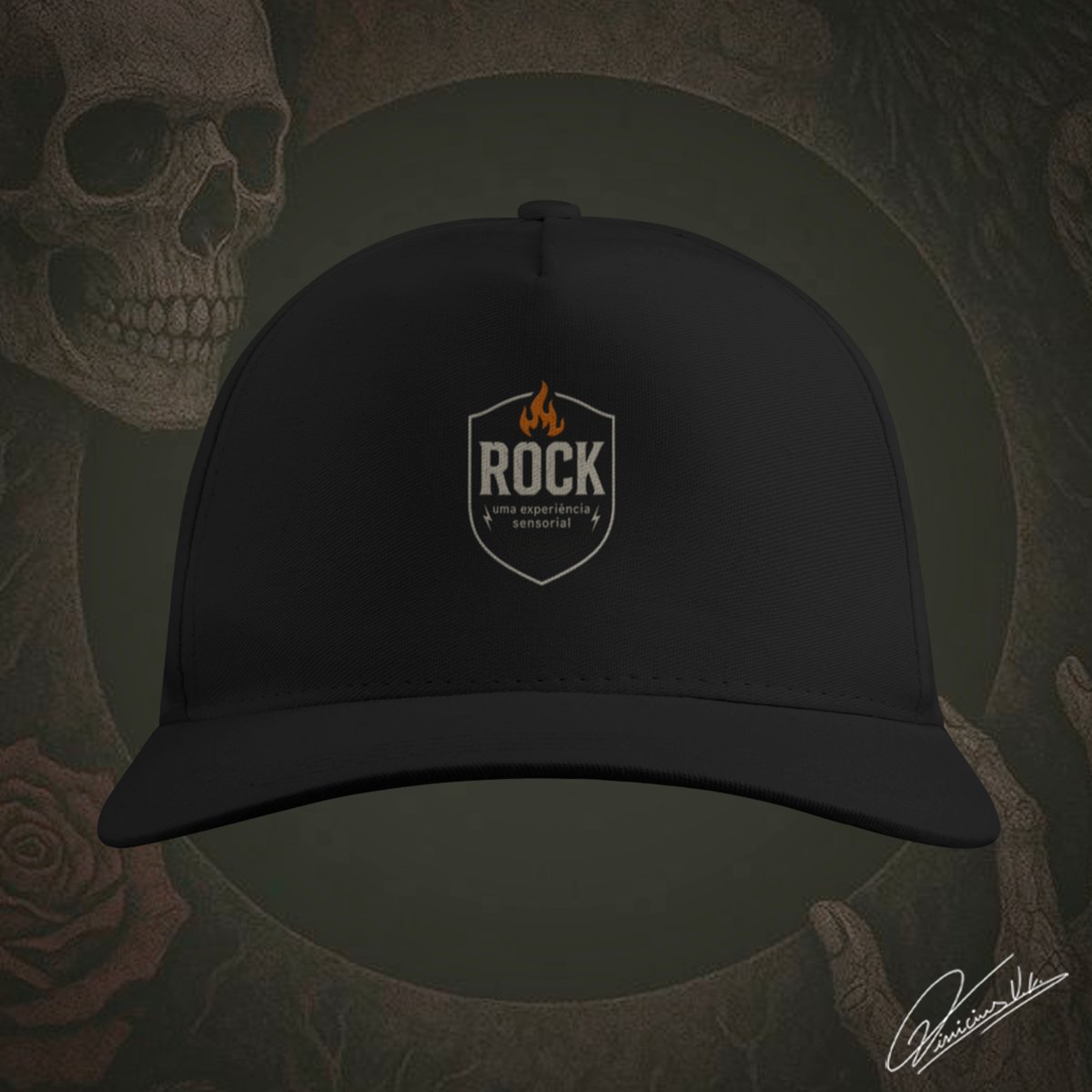 Nome do produto: Boné ROCK - Uma Experiência Sensorial