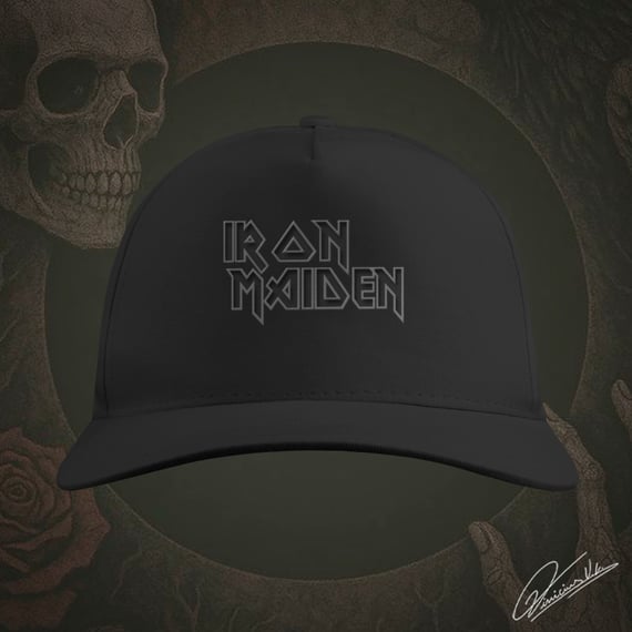 Boné Iron Maiden Logo Obscura