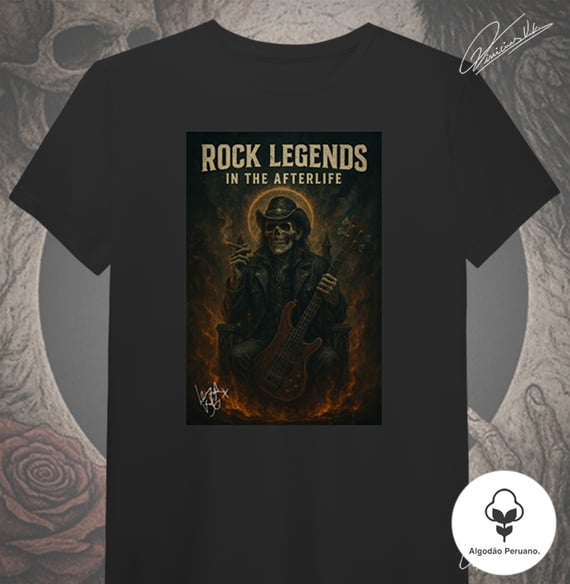 Rock legends in the afterlife - Lemmy Skull