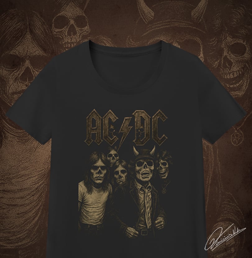 Nome do produto: ACDC SKULL BAND