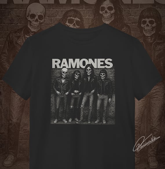 Ramones Skulls – Punk Até os Ossos