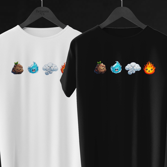 Camiseta 4 Elements GL – Terra, Água, Ar e Fogo