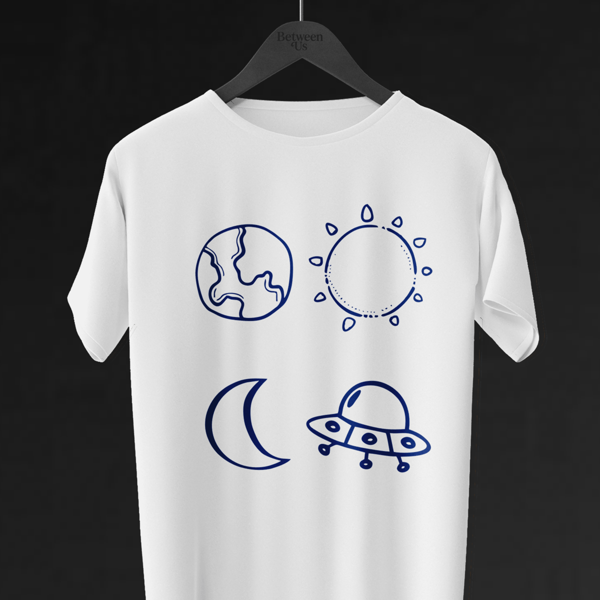 Nome do produto: Camiseta 23.5 Symbols Branca e Azul