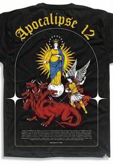 Nome do produtoCamiseta preta Apocalipse 12 - Quality
