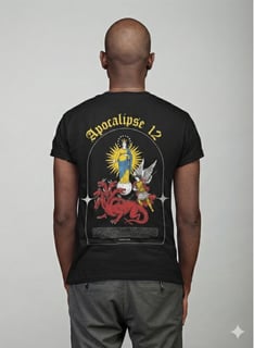 Nome do produtoCamiseta preta Apocalipse 12 - Quality