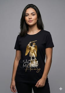 Camiseta Feminina  São Miguel Arcanjo