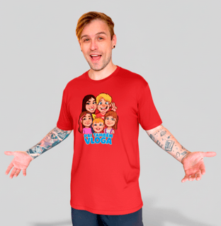 Nome do produto Camiseta Pai Também Vloga INFANTIL - Várias cores