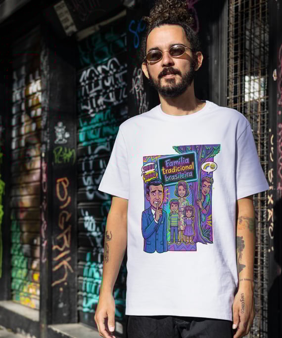 Camiseta Família Tradicional Brasileira