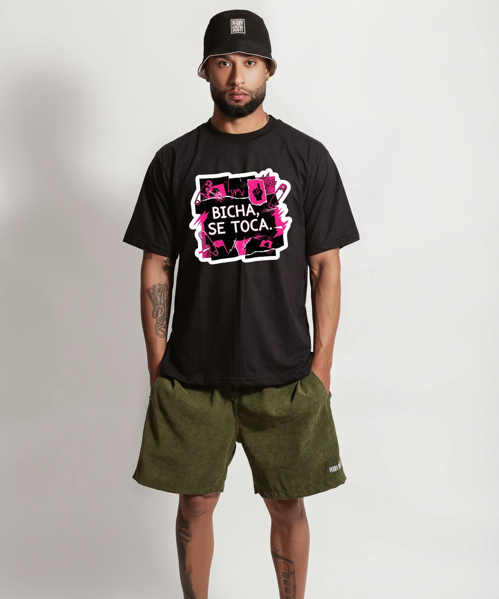 Nome do produto: Camiseta Bicha se Toca