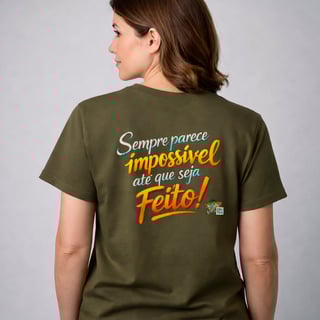 Motivação - estampa nas costas