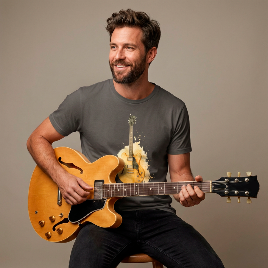 Nome do produto: T-Shirt Música Guitar
