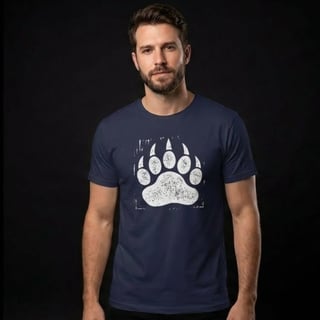 Nome do produto Camiseta Pegada Selvagem | Urso