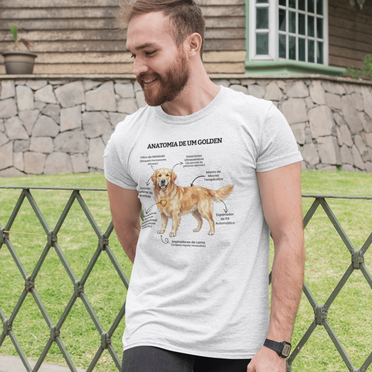 Nome do produto: Camiseta Golden #anatomias