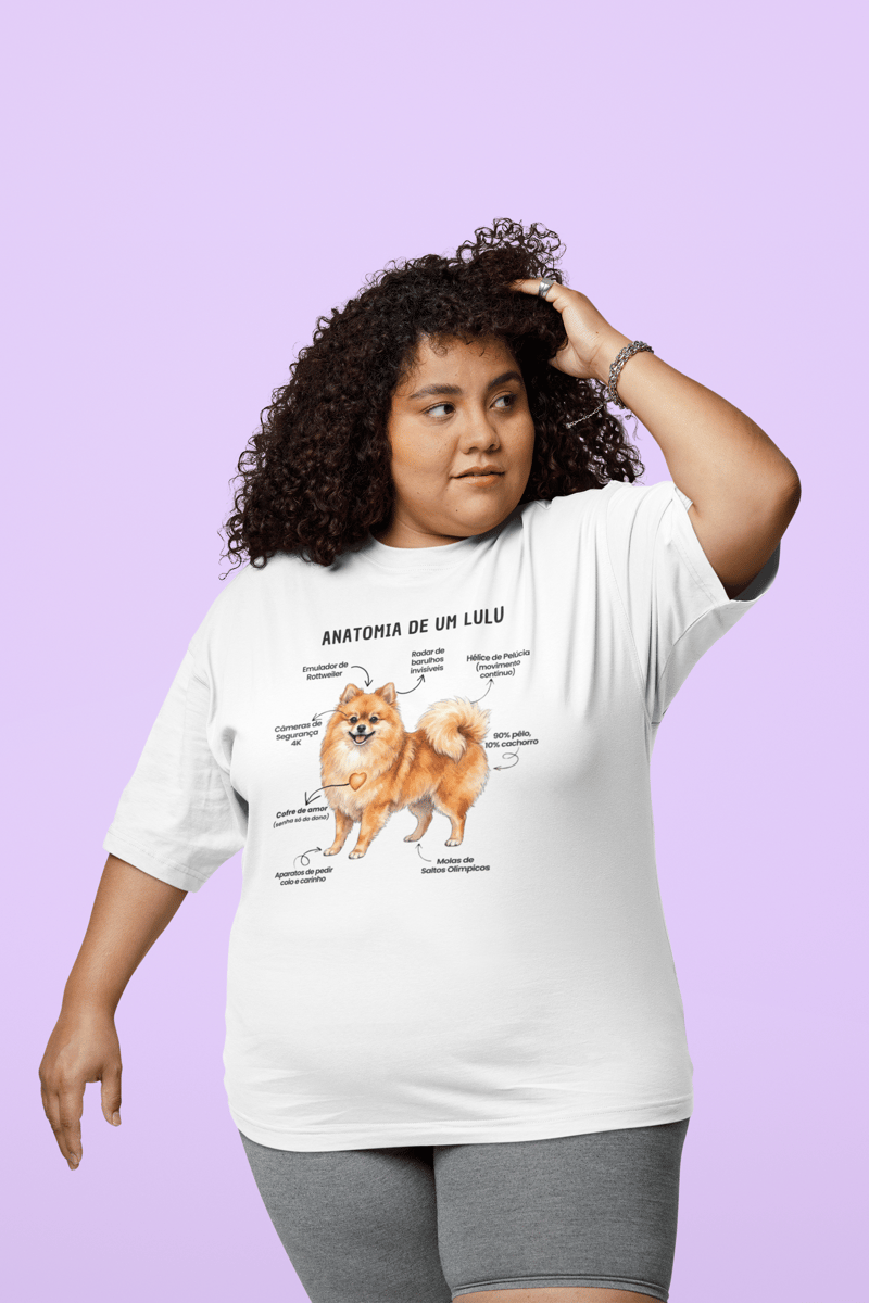 Nome do produto: Camiseta plus size Lulu #anatomias