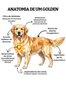 Nome do produto Camiseta Golden #anatomias