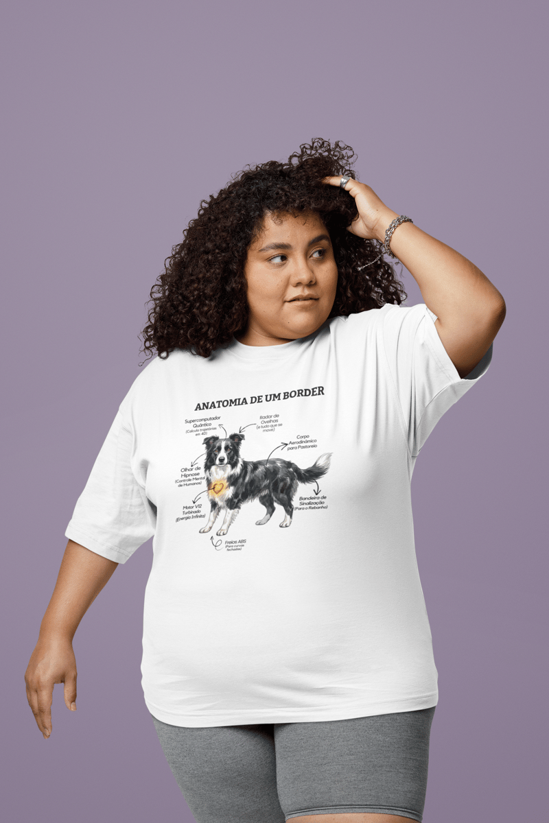 Nome do produto: Camiseta plus size Border #anatomias