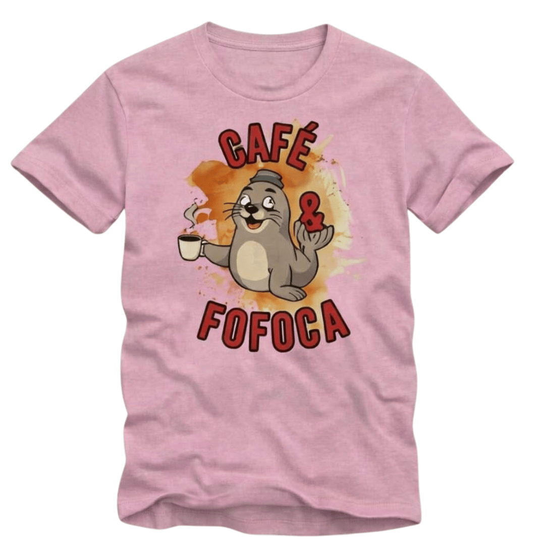 Nome do produto: Camiseta Café & Fofoca