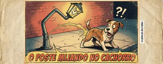 Nome do produto O POSTE MIJANDO NO CACHORRO
