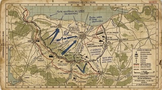 Nome do produto MAPA TÁTICO NORMANDIA 1944