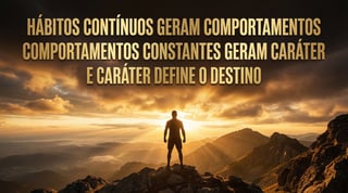 Nome do produto HÁBITOS CONTÍNUOS GERAM COMPORTAMENTOS