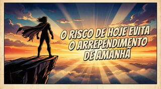 Nome do produto O RISCO DE HOJE EVITA O ARREPENDIMENTO DE AMANHÃ