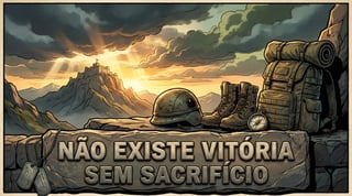 Nome do produto NÃO EXISTE VITÓRIA SEM SACRIFÍCIO