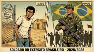 Nome do produto SOLDADO DO EXÉRCITO BRASILEIRO 2025/2026