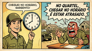 Nome do produto CHEGAR NO HORÁRIO É ESTAR ATRASADO!