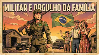 Nome do produto MILITAR E ORGULHO DA FAMÍLIA
