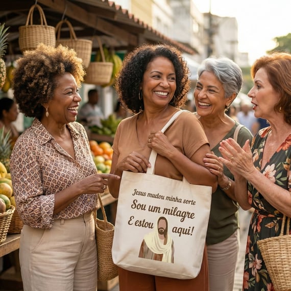Ecobag G - Jesus, Estou aqui!