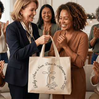 Ecobag G - Feliz Ano Novo, Deus Abençoe