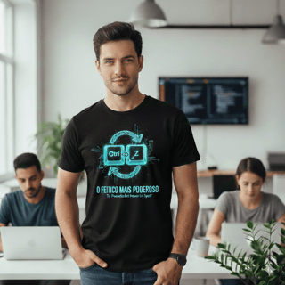 Camiseta Loop - O Feitiço Mais Poderoso (Ctrl+Z)