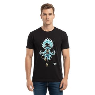 Camisa Vibe Pop Luffy Neon