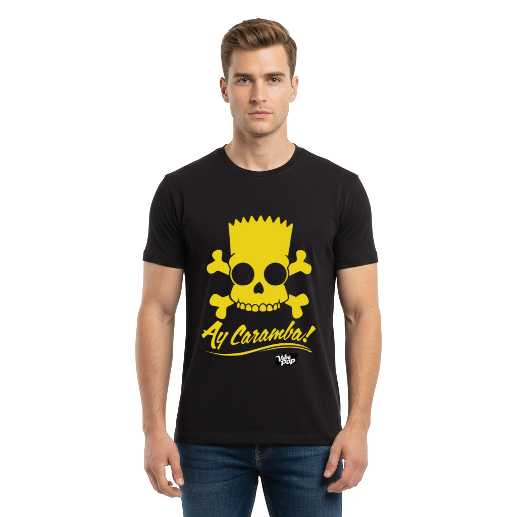 Nome do produto: Camisa Vibe Pop Bart Skull