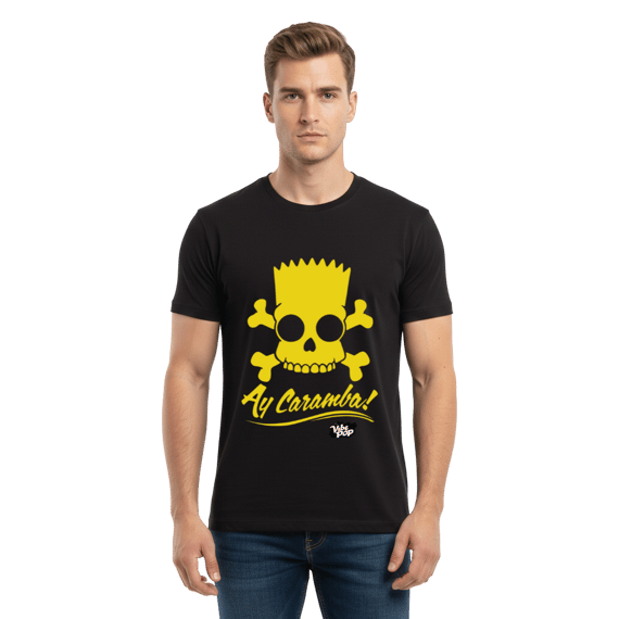 Camisa Vibe Pop Bart Skull