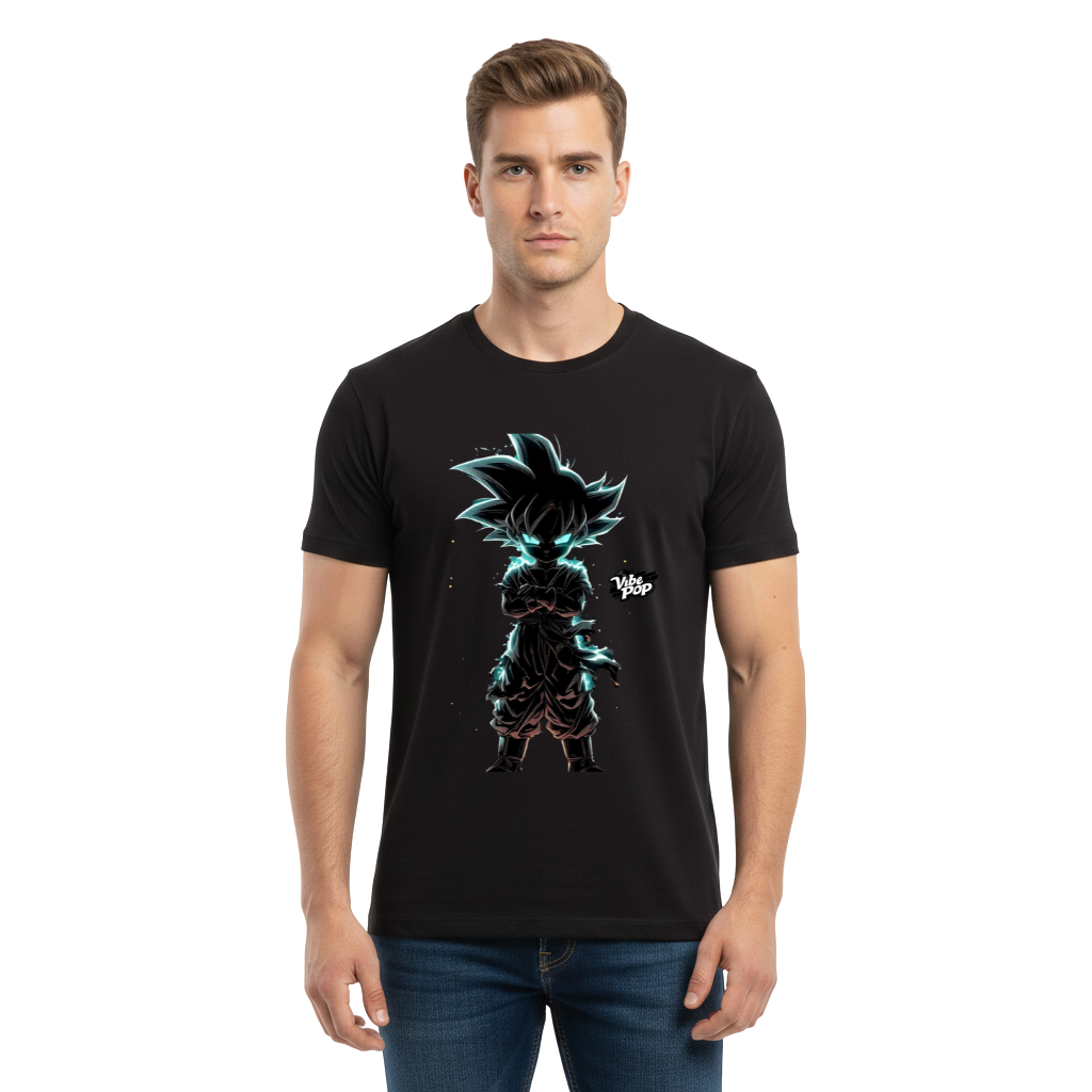 Nome do produto: Camisa Vibe Pop Son Goku Neon