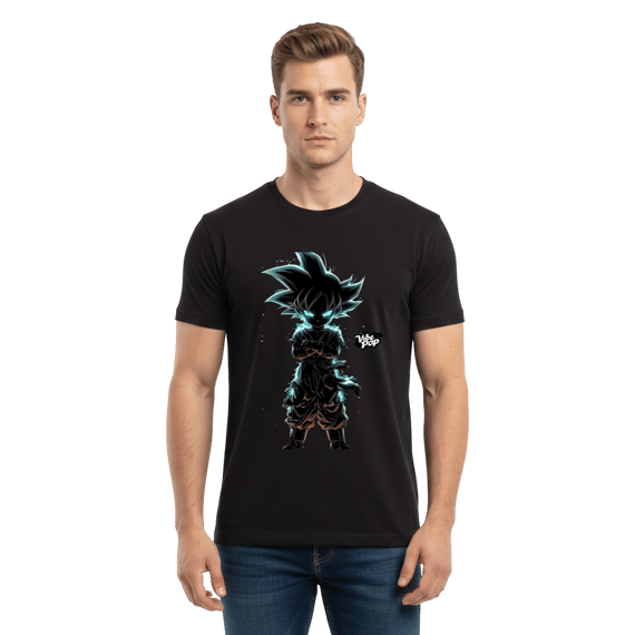 Camisa Vibe Pop Son Goku Neon