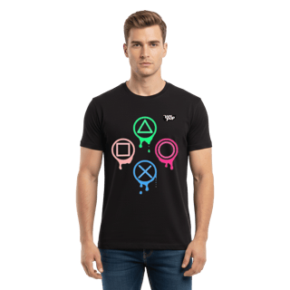 Camisa Vibe Pop PSN Buttons
