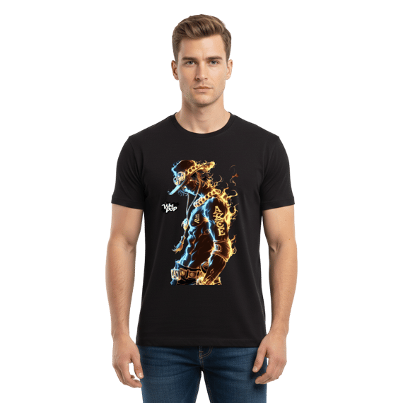 Camisa Vibe Pop Portgas in Fire