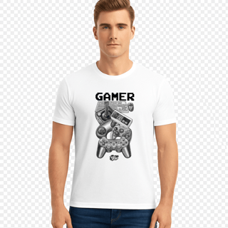 Camisa Vibe Pop Gamer Joysticks