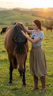 Nome do produto Crinas Do Sul - Camiseta feminina | Baby Long Quality