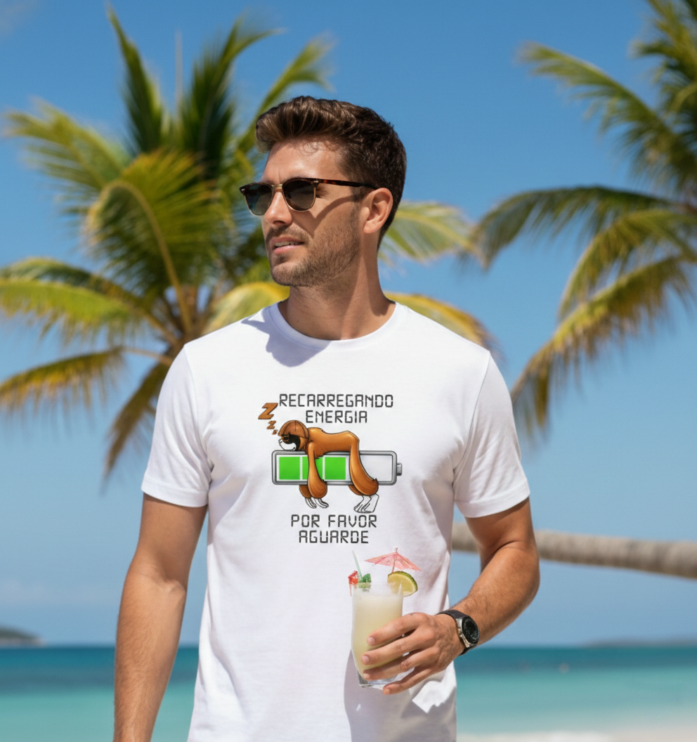 Nome do produto: Camisa Bicho Preguiça Talento - Hora do descanso